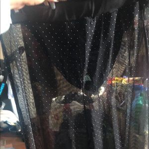 To peace  black sparkling Set ready for the night on the town